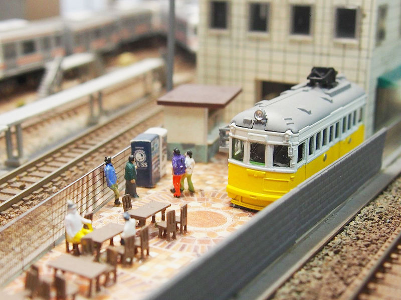 「ポルトガル・リスボア市電風路面電車(ウソ電)」車両全体像 「ポルトガル・リスボア市電風路面電車(ウソ電)」車両全体像