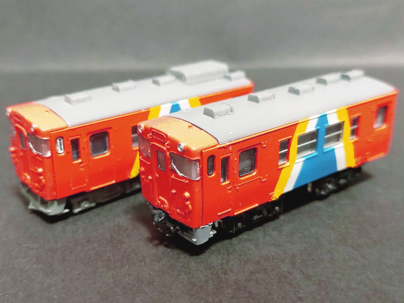 「JR東日本キハ48形うみねこ」編成全体像 「JR東日本キハ48形うみねこ」編成全体像