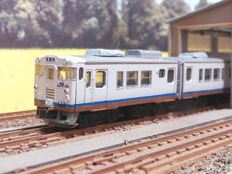 「JR西日本キハ48形津山色」編成全体像 「JR西日本キハ48形津山色」編成全体像