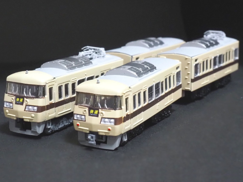 「JR西日本117系体質改善車(ウソ電)」編成全体像 「JR西日本117系体質改善車(ウソ電)」編成全体像