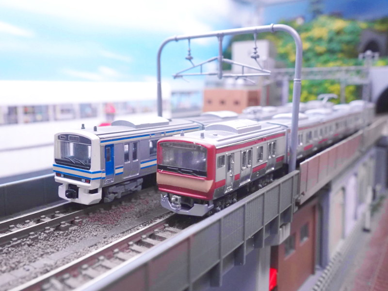 「JR東日本E231系成田線開業120周年記念横須賀色」編成全体像 「JR東日本E231系成田線開業120周年記念横須賀色」編成全体像