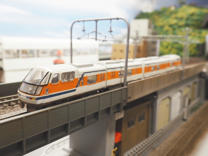 「名古屋鉄道8500系北アルプス初期案(ウソ電)」編成全体像 「名古屋鉄道8500系北アルプス初期案(ウソ電)」編成全体像