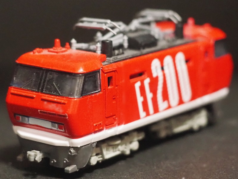 「JR東日本EF200形レインボー色(ウソ電)」車両全体像 「JR東日本EF200形レインボー色(ウソ電)」車両全体像