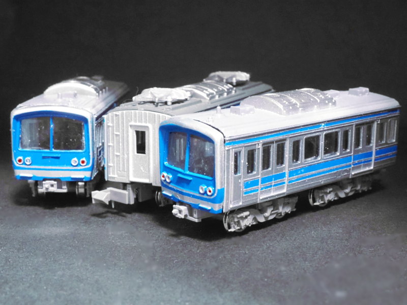 「伊豆箱根鉄道3000系ステンレス車」編成全体像 「伊豆箱根鉄道3000系ステンレス車」編成全体像