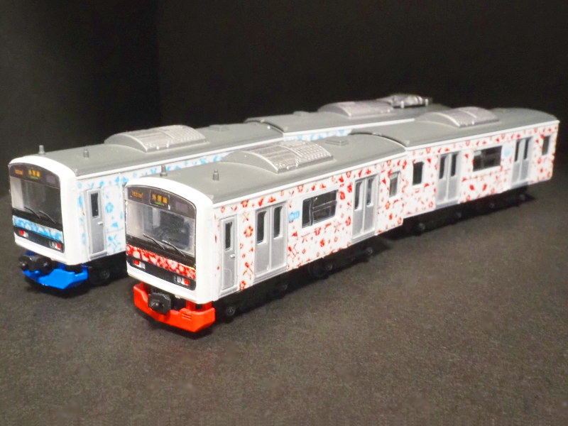 「伊豆急行3000系アロハ電車」編成全体像 「伊豆急行3000系アロハ電車」編成全体像