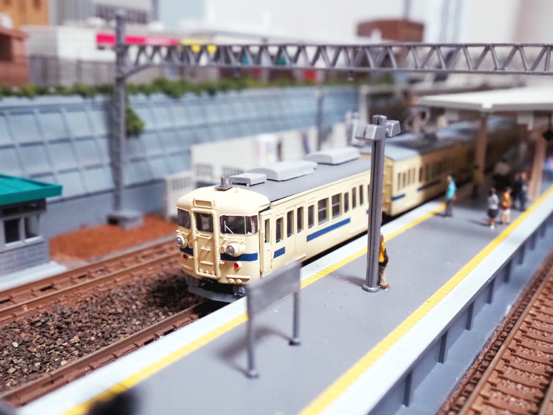 「JR西日本113系瀬戸内色チクビーム」編成全体像 「JR西日本113系瀬戸内色チクビーム」編成全体像