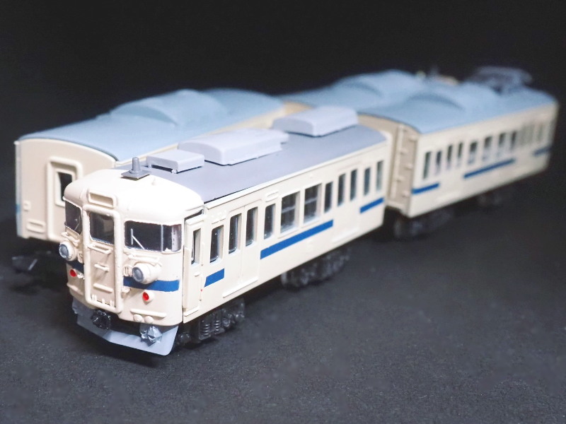 「JR西日本113系瀬戸内色チクビーム」編成全体像 「JR西日本113系瀬戸内色チクビーム」編成全体像