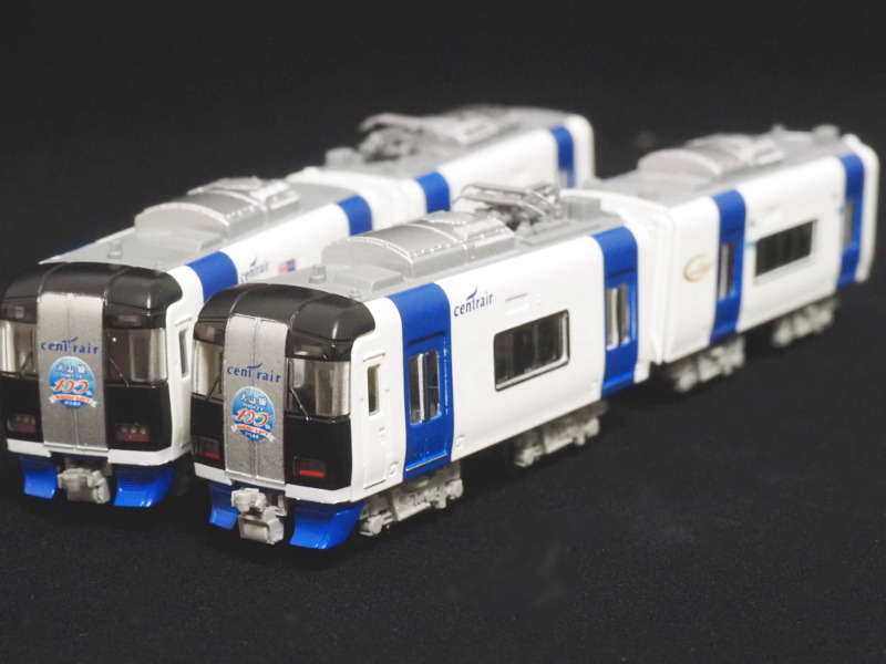 「名古屋鉄道2000系ミュースカイ・犬山線100周年記念ラッピング」編成全体像 「名古屋鉄道2000系ミュースカイ・犬山線100周年記念ラッピング」編成全体像