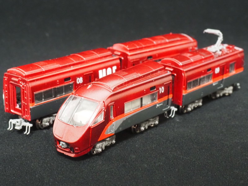 「オーストリアŌBB railjet風小田急60000形(ウソ電)」編成全体像 「オーストリアŌBB railjet風小田急60000形(ウソ電)」編成全体像