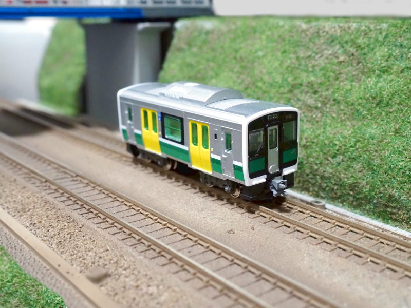 「JR東日本キハE120形只見線」車両全体像 「JR東日本キハE120形只見線」車両全体像