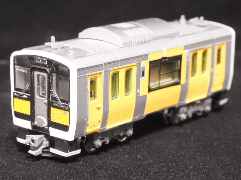 「JR東日本キハE130形水郡線イエローハッピートレイン」車両全体像 「JR東日本キハE130形水郡線イエローハッピートレイン」車両全体像