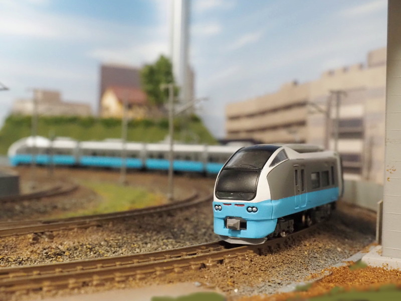 「JR東日本E653系水色」編成全体像 「JR東日本E653系水色」編成全体像