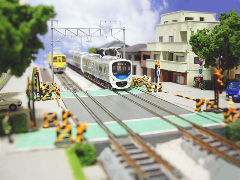 西武鉄道30000系の10両編成の急行 西武鉄道30000系の10両編成の急行