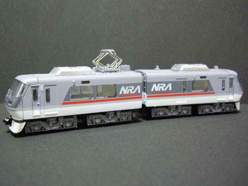 「西武鉄道10000系ニューレッドアロー(ウソ電・2両固定編成)」編成全体像 「西武鉄道10000系ニューレッドアロー(ウソ電・2両固定編成)」編成全体像