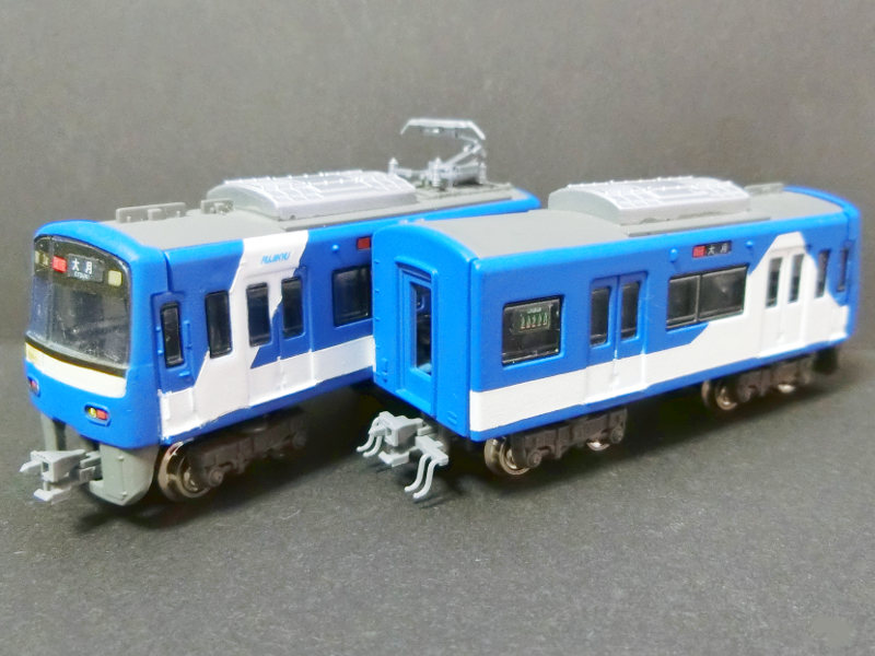 「富士急行600形(ウソ電)」編成全体像 「富士急行600形(ウソ電)」編成全体像