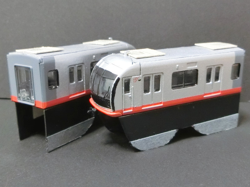 「沖縄都市モノレール1000形(ゆいレール)」編成全体像 「沖縄都市モノレール1000形(ゆいレール)」編成全体像