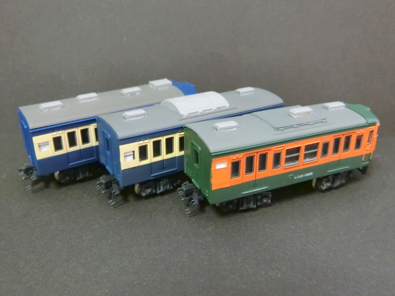 「国鉄115系トイレ付き車両」車両全体像 「国鉄115系トイレ付き車両」車両全体像