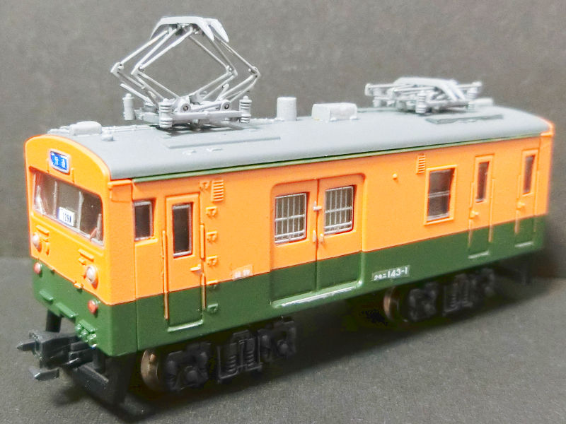 「国鉄クモニ143形」車両全体像 「国鉄クモニ143形」車両全体像