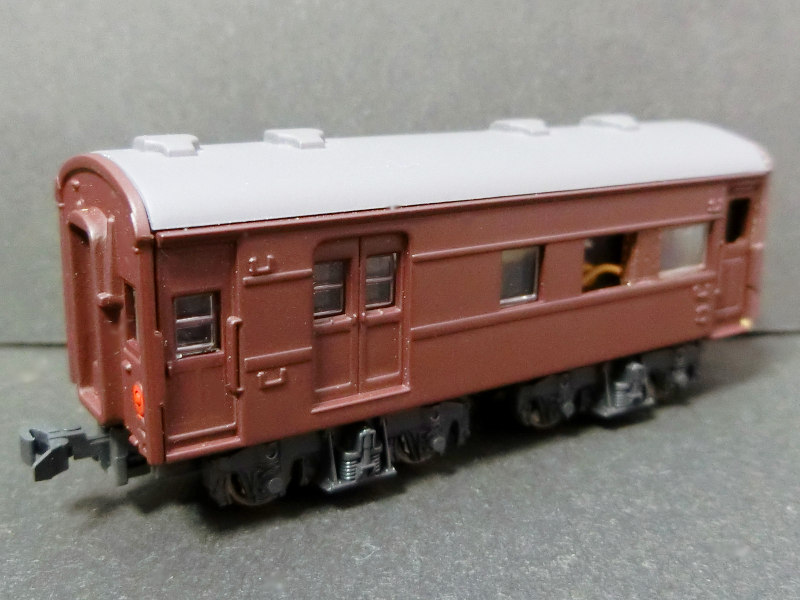 「国鉄オハニ36形」車両全体像 「国鉄オハニ36形」車両全体像