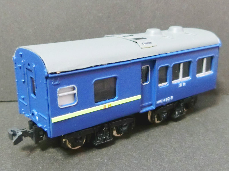 「国鉄オロハネ10形」車両全体像 「国鉄オロハネ10形」車両全体像