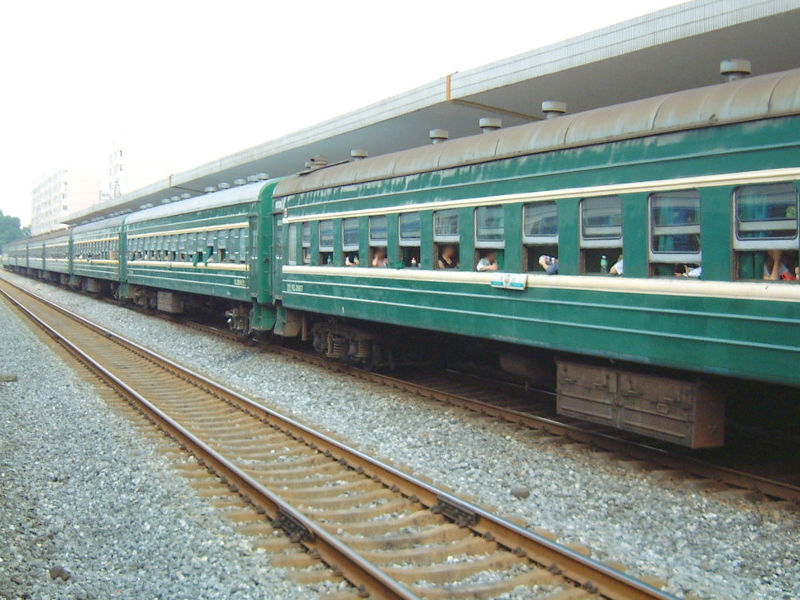 「中国鉄路 22型(実車)」車両全体像 「中国鉄路 22型(実車)」車両全体像