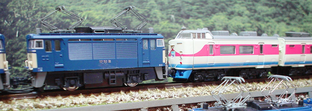 碓氷峠を上る特急「白山」 碓氷峠を上る特急「白山」