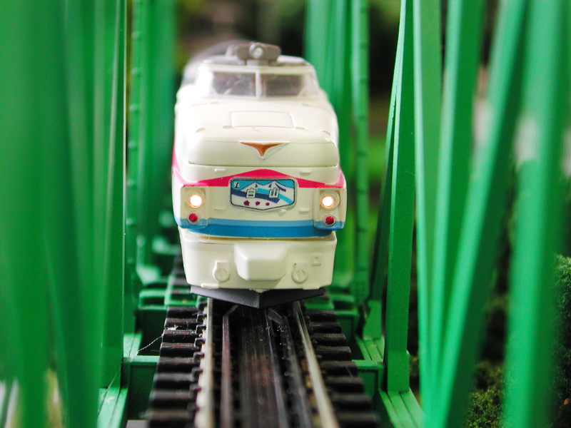 クハ489「白山」ライト点灯中! クハ489「白山」ライト点灯中!