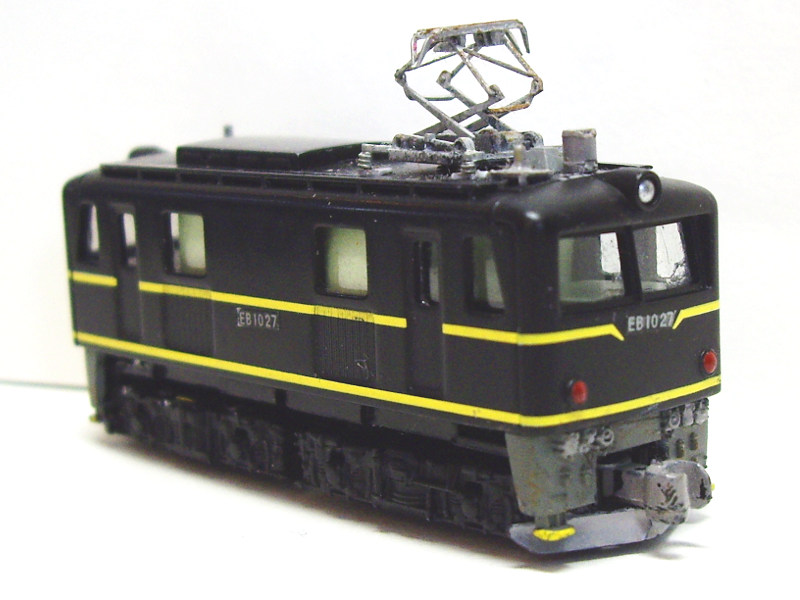 「国鉄ED10形黒色(ウソ電)」車両全体像 「国鉄ED10形黒色(ウソ電)」車両全体像