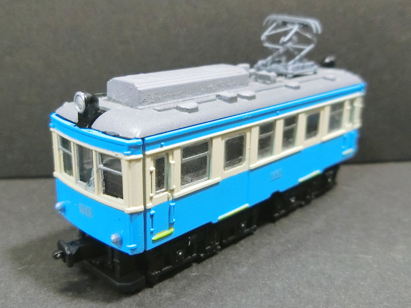 「箱根登山鉄道モハ2形水色塗装」車両全体像 「箱根登山鉄道モハ2形水色塗装」車両全体像