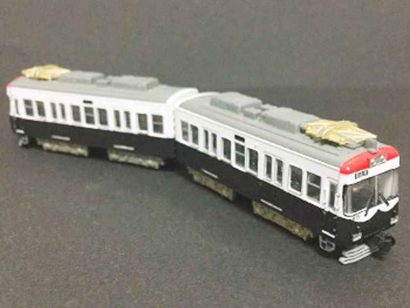 「京阪電鉄600形パト電」編成全体像 「京阪電鉄600形パト電」編成全体像