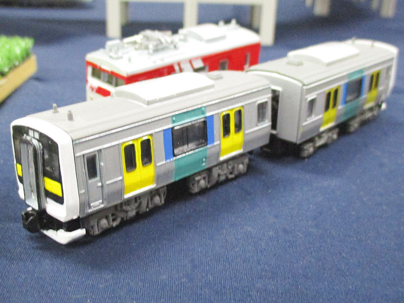 「JR水郡線キハE131形」編成全体像 「JR水郡線キハE131形」編成全体像