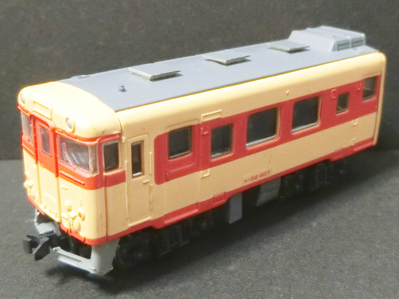 「国鉄キハ58形冷房準備車」車両全体像 「国鉄キハ58形冷房準備車」車両全体像