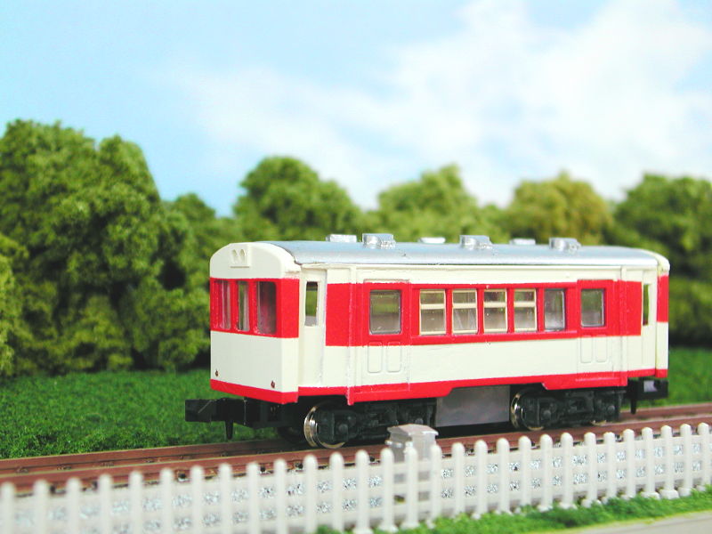 緑に映える鹿島鉄道キハ601形 緑に映える鹿島鉄道キハ601形