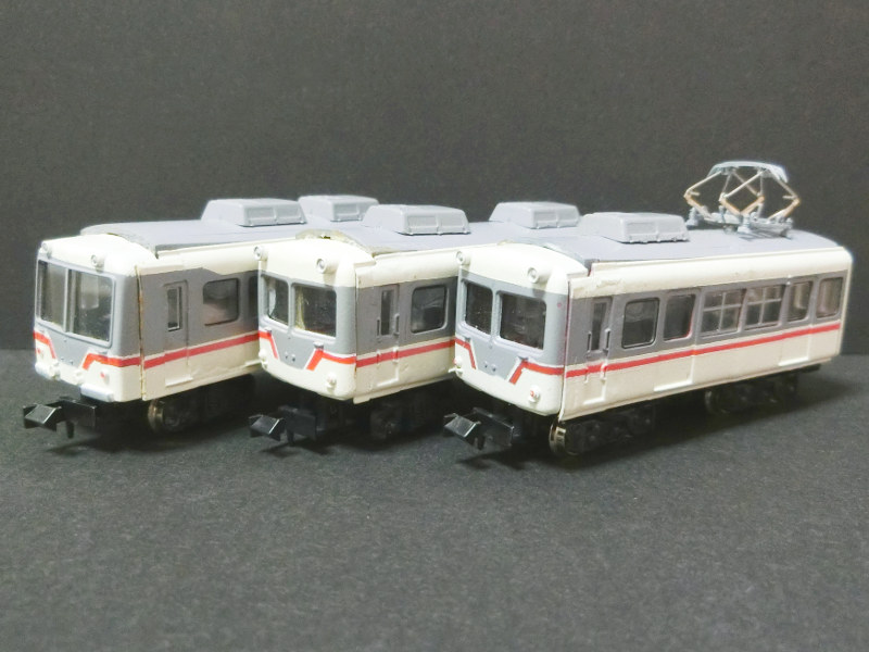 「富山地方鉄道10020形+クハ175」編成全体像 「富山地方鉄道10020形+クハ175」編成全体像