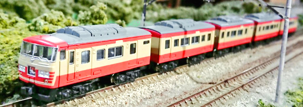 「伊豆箱根鉄道185系(ウソ電)」編成全体像 「伊豆箱根鉄道185系(ウソ電)」編成全体像