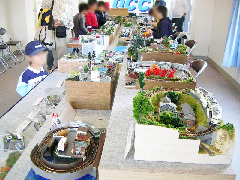 会場手前はミニレイアウトの展示コーナー 会場手前はミニレイアウトの展示コーナー