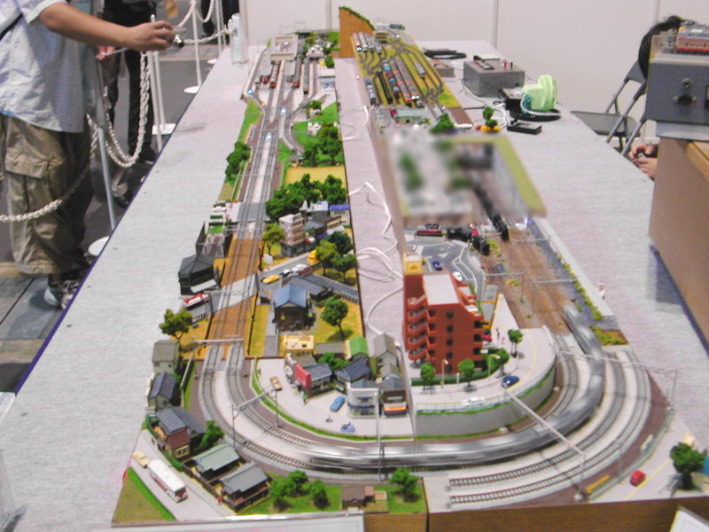 DCC集合式モジュールレイアウト全景 DCC集合式モジュールレイアウト全景