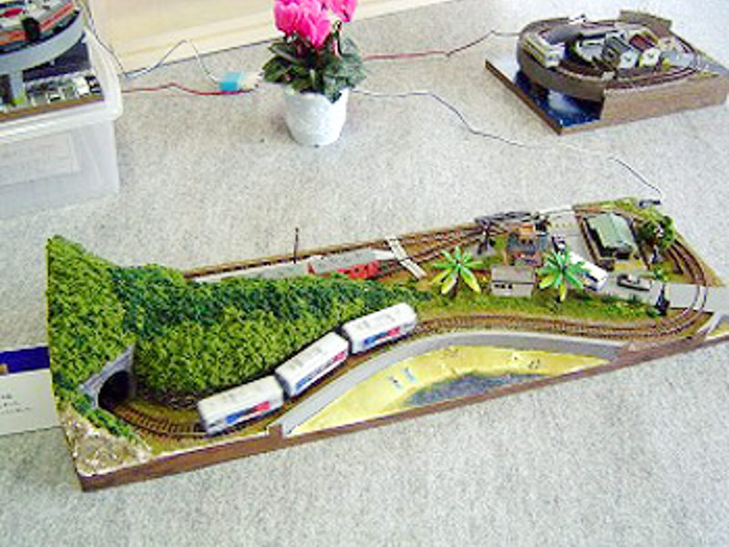 「たかし」隊員作の「海岸線」レイアウト 「たかし」隊員作の「海岸線」レイアウト