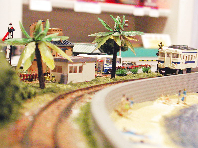 「たかし」隊員作の「海岸線」レイアウト 「たかし」隊員作の「海岸線」レイアウト