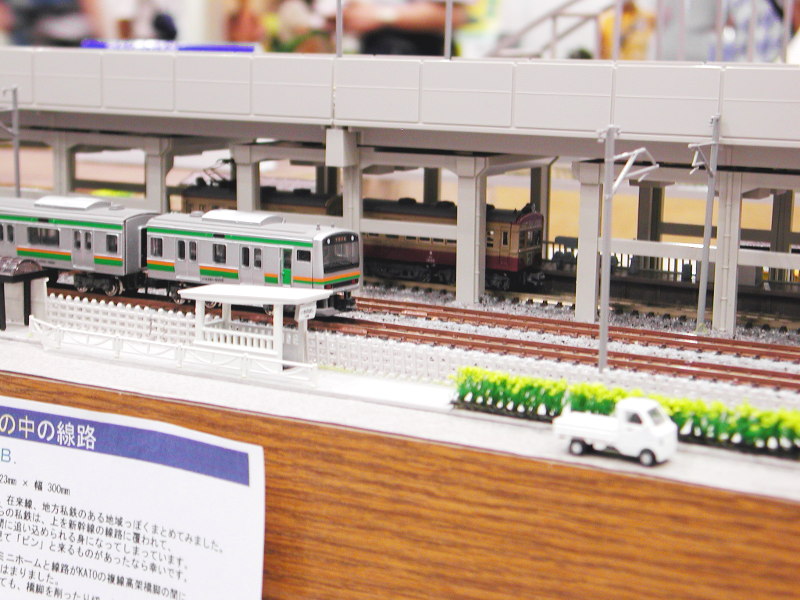 上越新幹線の高架下には秩父鉄道の駅 上越新幹線の高架下には秩父鉄道の駅