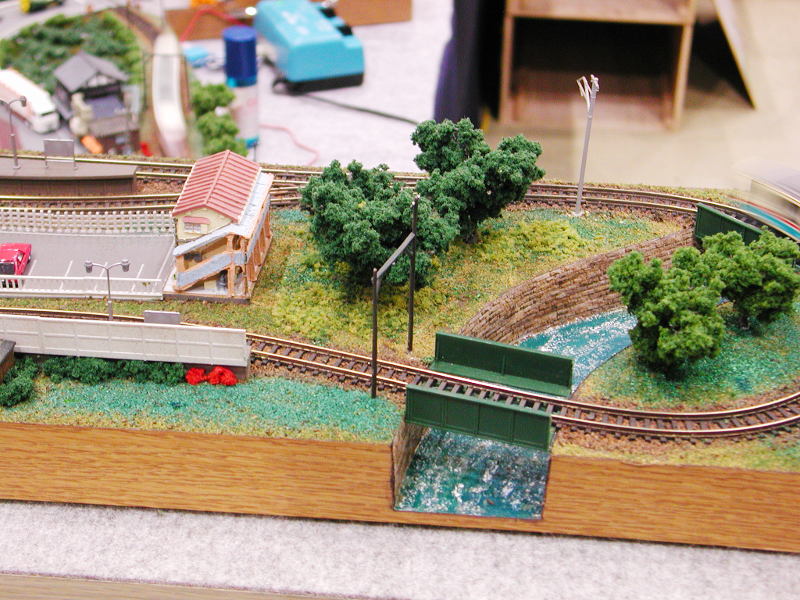 「Nakanaka」隊員作の近江鉄道風レイアウト 「Nakanaka」隊員作の近江鉄道風レイアウト