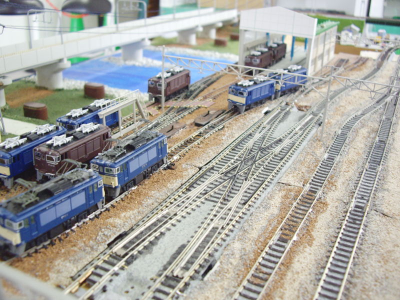 「S.F」隊員作のJR信越本線「横川機関区」 「S.F」隊員作のJR信越本線「横川機関区」