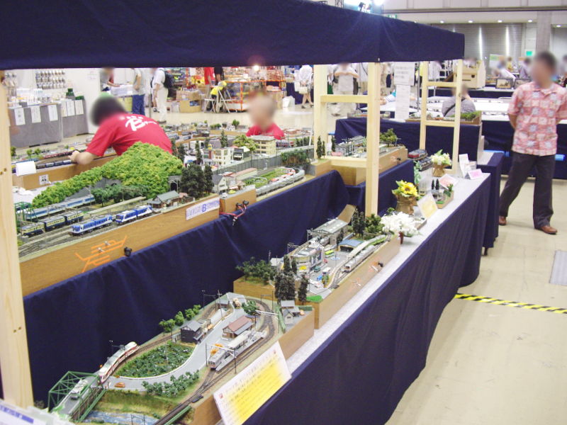 裏側はミニレイアウトの展示コーナー 裏側はミニレイアウトの展示コーナー