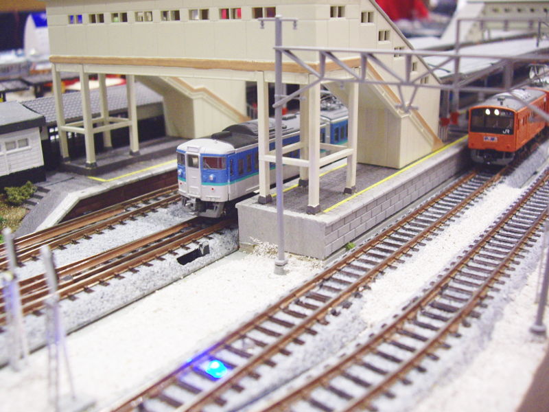 Bチーム名物の「まりりん」隊員作の「JR高尾駅」 Bチーム名物の「まりりん」隊員作の「JR高尾駅」