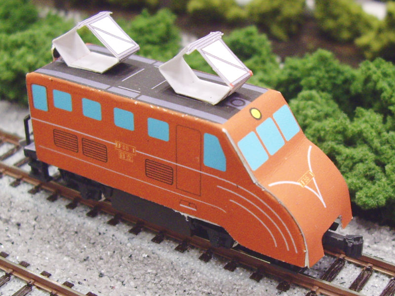 今回の無料ペーパークラフトは「EF55」形 今回の無料ペーパークラフトは「EF55」形