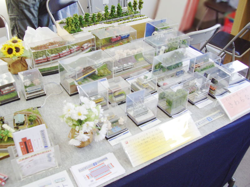 入口正面はワンジオとミニレイアウトの展示コーナー 入口正面はワンジオとミニレイアウトの展示コーナー