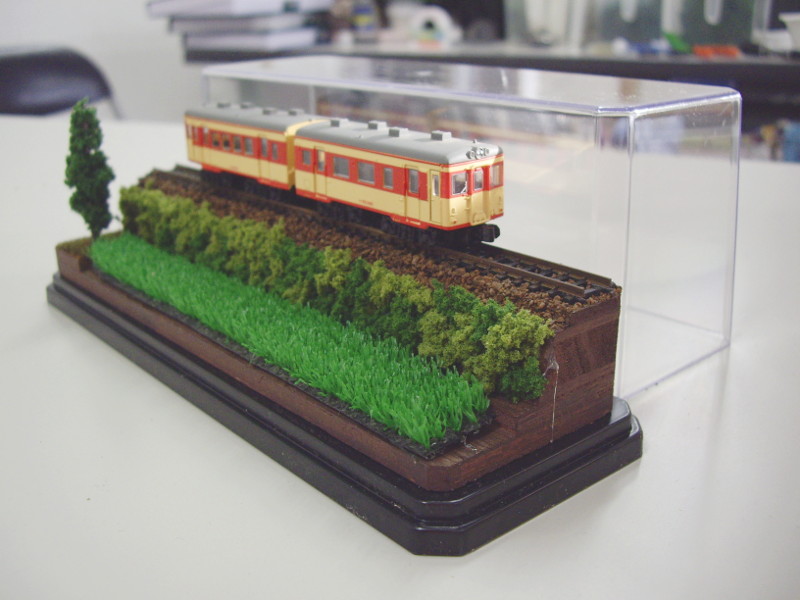 ミニジオラマの完成した姿 ミニジオラマの完成した姿