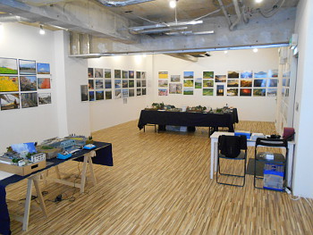 Bチームは中央に展示 Bチームは中央に展示