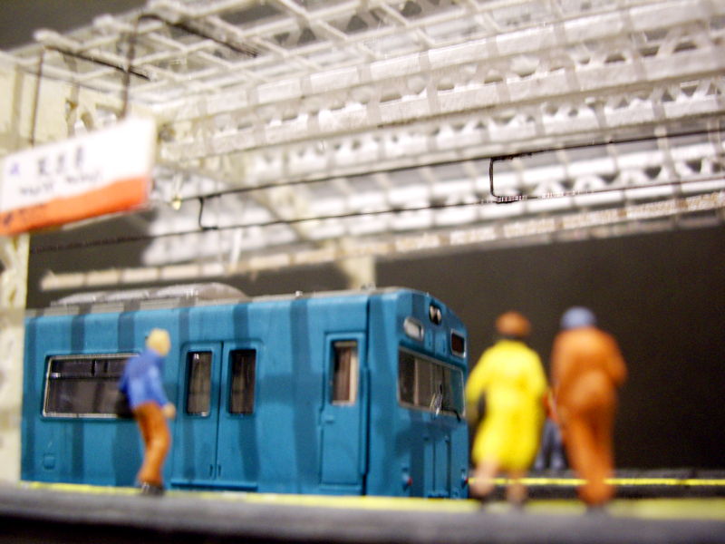 天王寺駅阪和線ホーム(ジオラマ) 天王寺駅阪和線ホーム(ジオラマ)