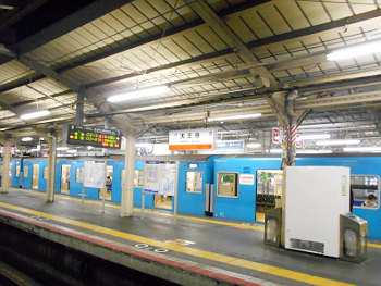 天王寺駅阪和線ホーム(実物) 天王寺駅阪和線ホーム(実物)